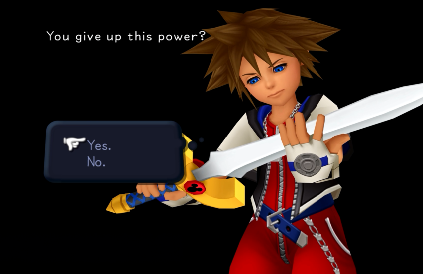 KingdomHearts DoesntTellYou 1 GiveUpSword