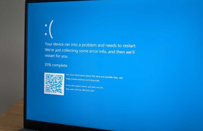 Windows 11 Blue Screen of Death error message