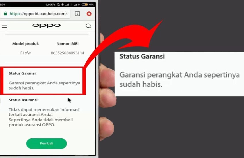 Cek Garansi OPPO 2025 Cara Memastikan Masa Garansi Perangkat HP Kamu